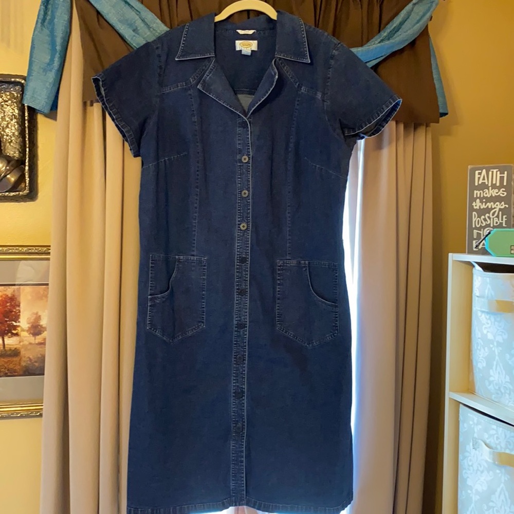 Talbots Stretch Denim Dress 16W